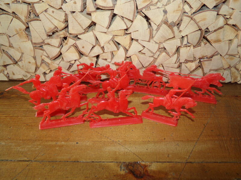 №25. PSRS laiku plastmasas zaldātiņi. Kavalērija . 1970-tie gadi.