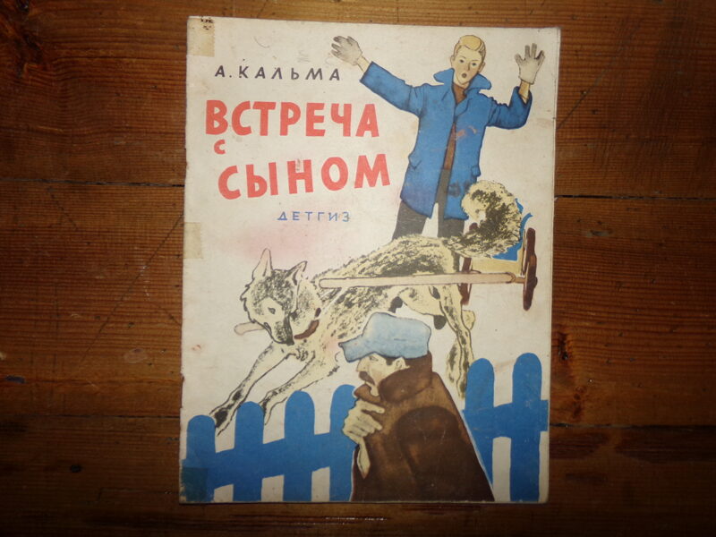 №190. Встреча с сыном.  А. Кальма. Детгиз. Москва. 1963 год. 16 страниц.