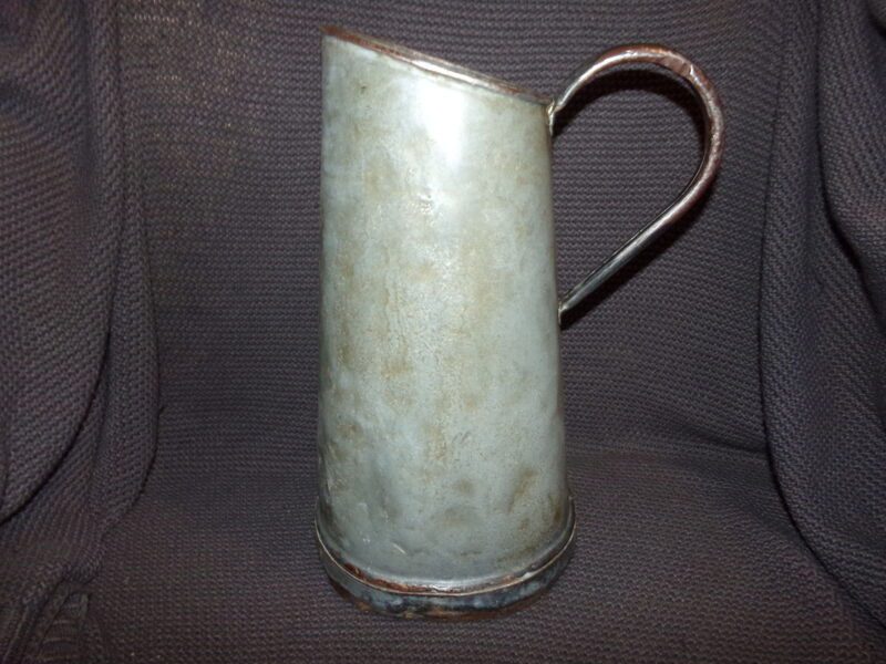 Кувшин из оцинкованной жести. Начало 20 века.