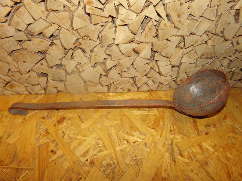 Медная поварешка. 19 век. Восточная Латвия.