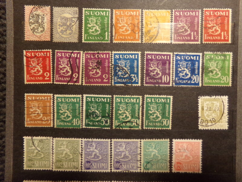 №20. Почтовые марки Финляндии. Начало 20 века.