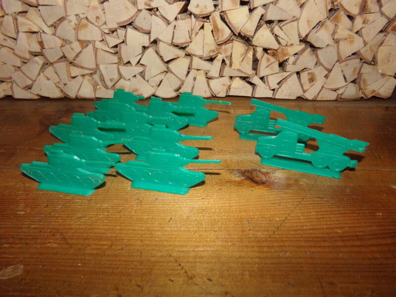 №27. PSRS laiku plastmasas zaldātiņi. Tanki. 1970-tie gadi.
