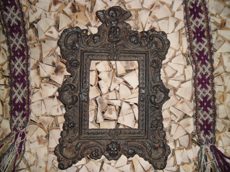 Чугунная литая рамка для фото. Россия. 19 век.