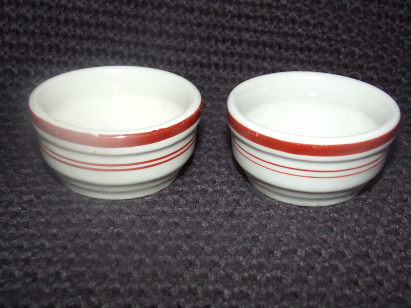 №69. Две солонки. Рижский фарфор. Советская Латвия.