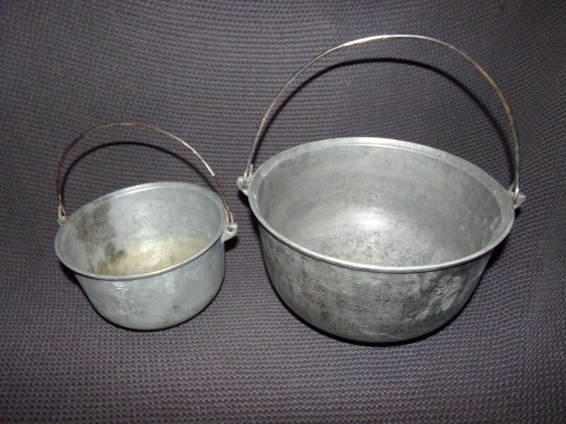 №51. Два алюминиевых котелка. Советская Латвия. 1980-тые года.