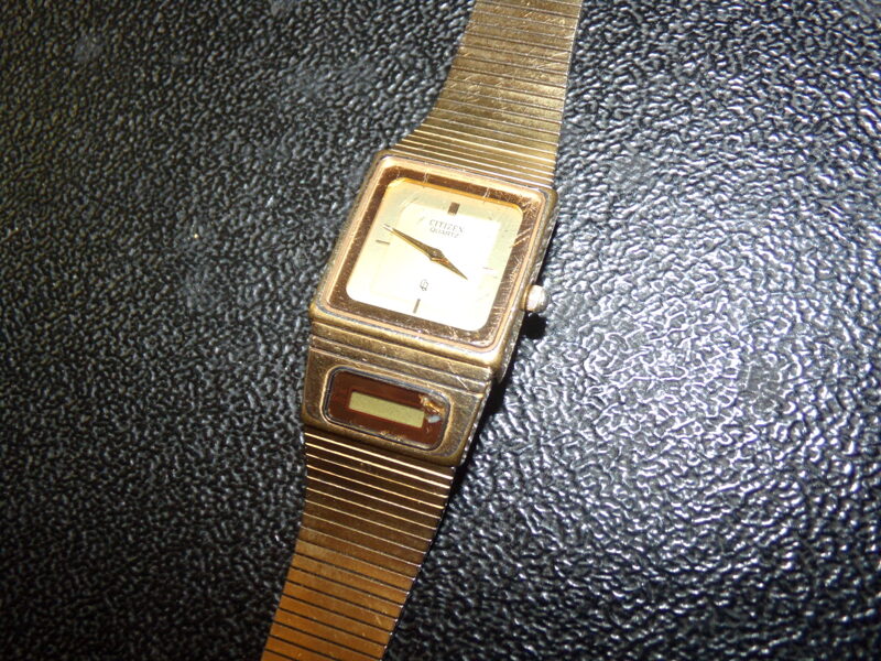 Кварцевые наручные часы. CITIZEN . 1980-тые года.