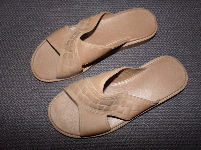 Резиновые тапки. Завод "Красный квадрат". 1980-тые года. Советская Латвия.