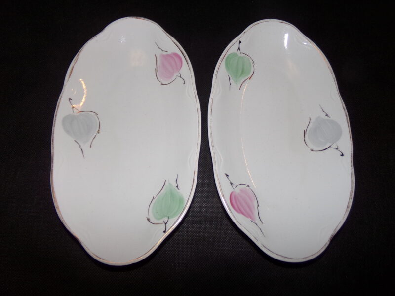 №23. Две селедочницы. Рижский фарфор. СССР.