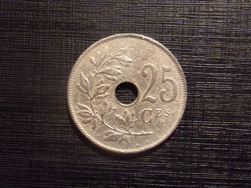 №81. 25 сантимов. 1923 год. Бельгия. 