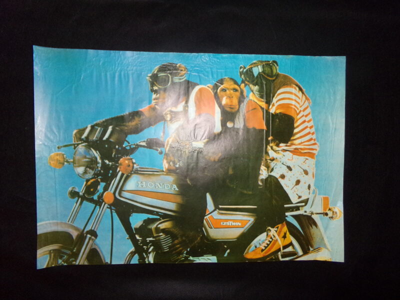 Плакаты с изображением обезьяны. СССР. Конец 1980-тых годов.