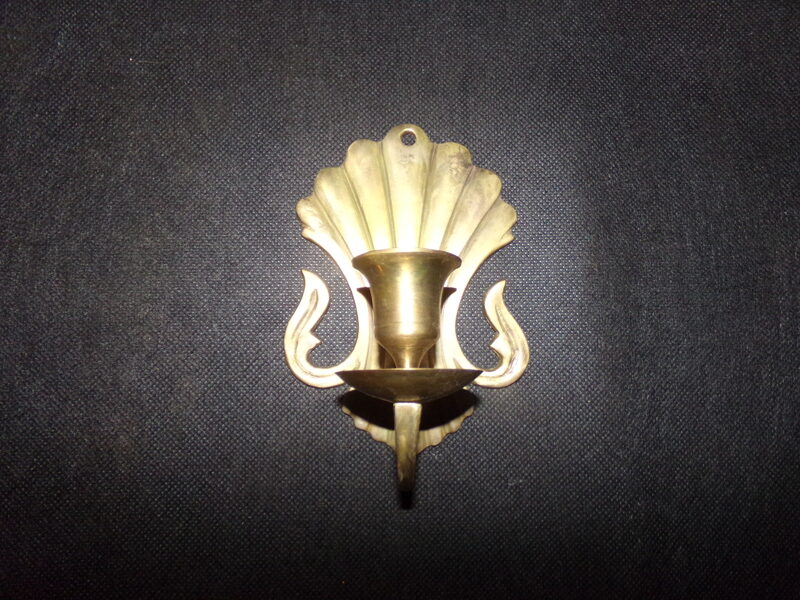 Бронзовый настенный подсвечник. Начало 20 века.