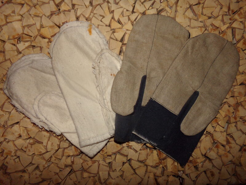 №105. Рабочие рукавицы. Утепленный вариант. СССР. 1980-тые года.