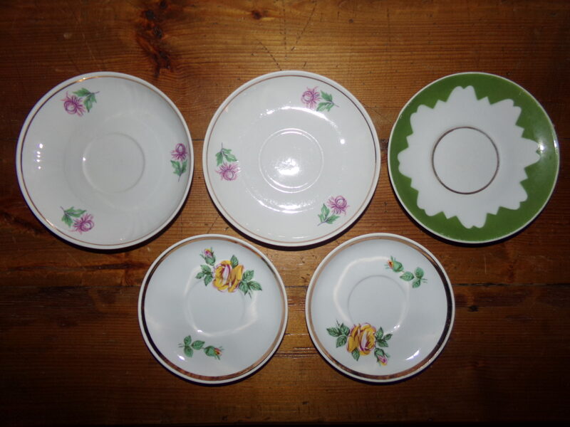 №34. Блюдца. Рижский фарфор. СССР.