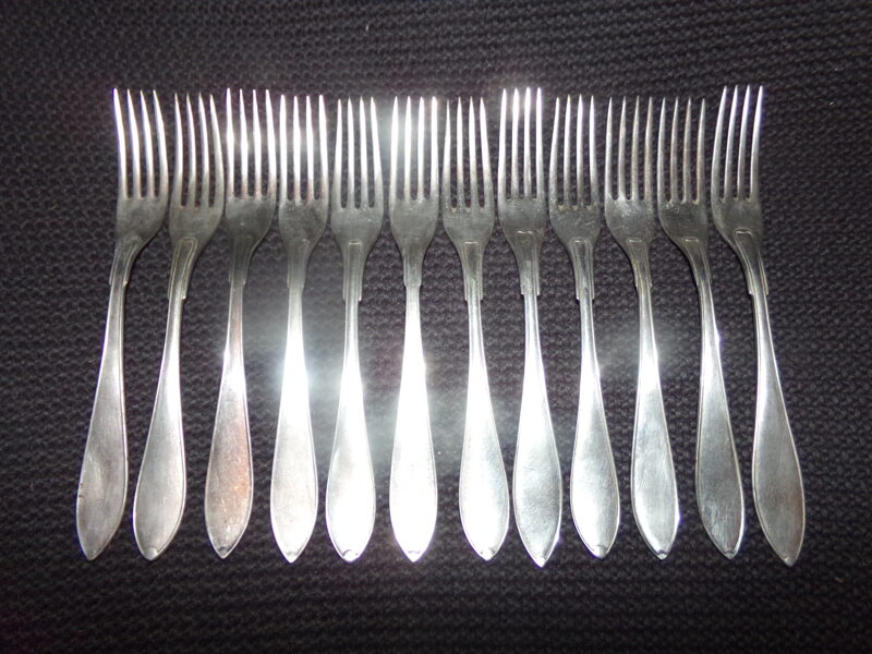 №56. 12 вилок. Альпака. Начало 20 века.