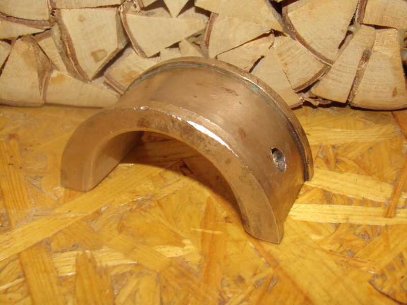 №149.Бронзовая полукруглая наковаленка для сгибания жести для обручей.