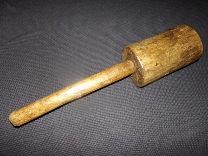 №121. Большая деревянная толкушка. Восточная Латвия. Начало 20 века.