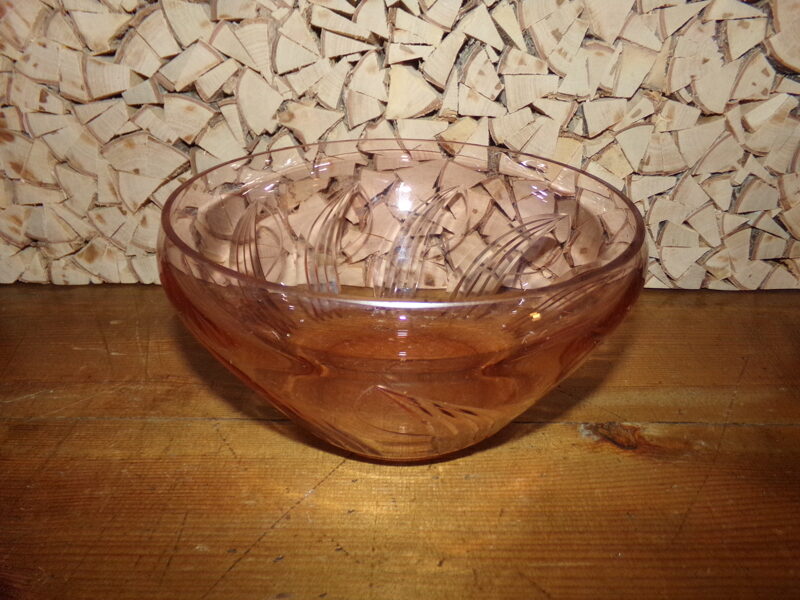 №23. Ваза из красного стекла. СССР.