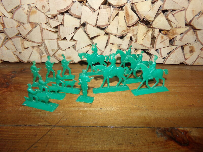 №26. PSRS laiku plastmasas zaldātiņi. Robežsargi. 1970-tie gadi.