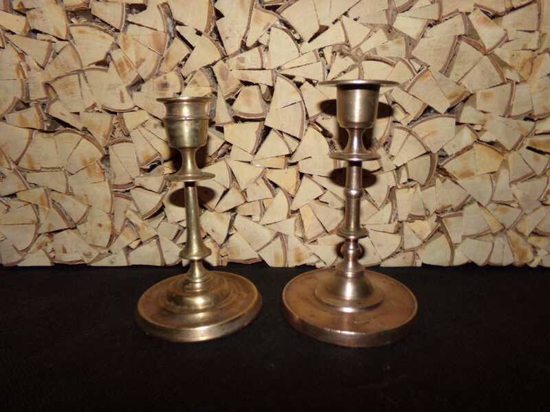 Два бронзовых подсвечника. Россия. 19 век.