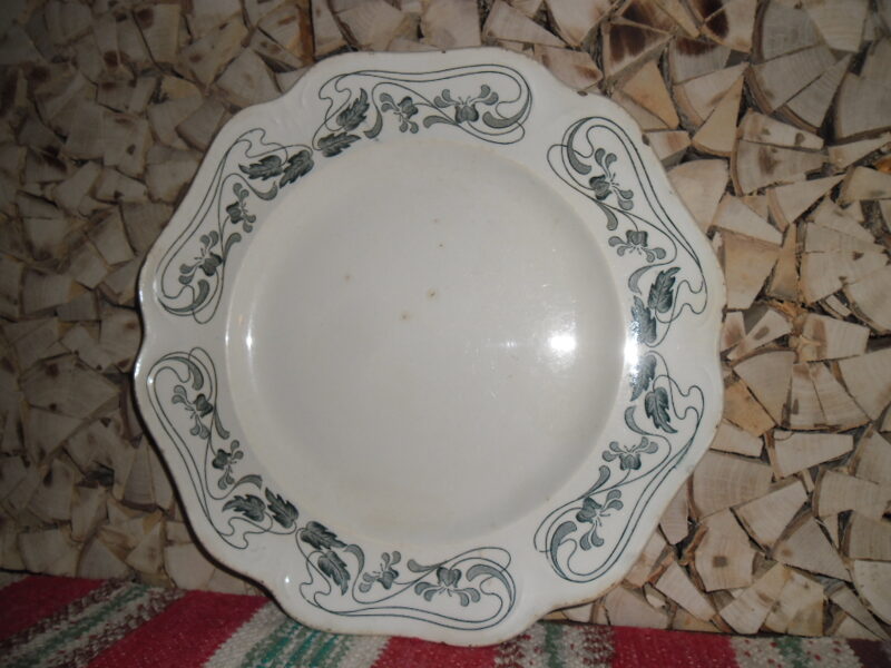 №52. Расписная тарелка. Кузнецов. Российская Империя.