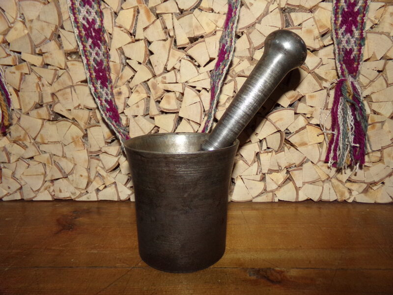 №28. Железная ступа с пестом. СССР. Середина 20 века.