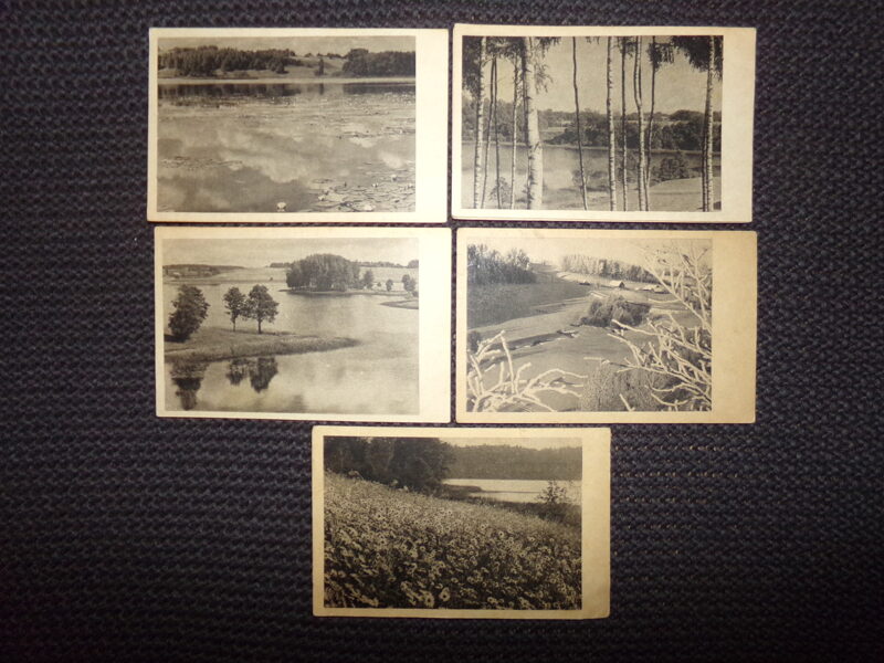 №147. Пять открыток- виды Латвии. Издательство "Тевия". Период немецкой оккупации 1941-44 года.