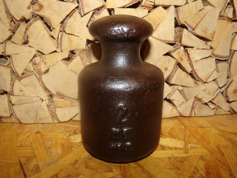 №42. Гиря весом 2 кг. СССР. МЗ.