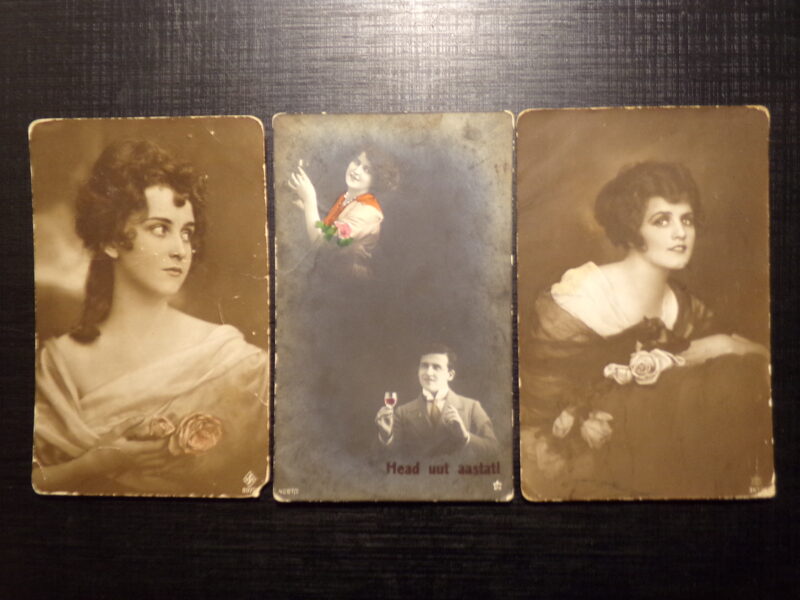 №224. Открытки прошедшие почту Латвии в начале 20 века.