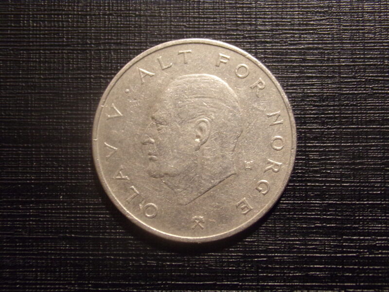 №97. Одна крона. 1974 год. Норвегия.