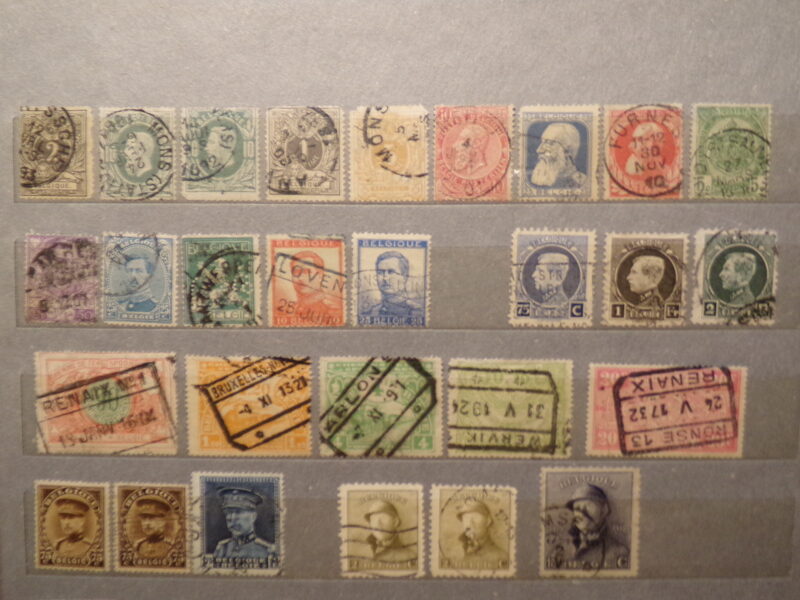 №44. Почтовые марки Бельгии. Начало 20 века.