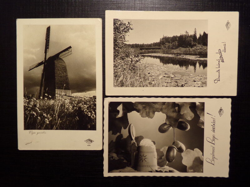 №234. Открытки из серии "Фотобром Рига". Латвия. 1930-40 года.