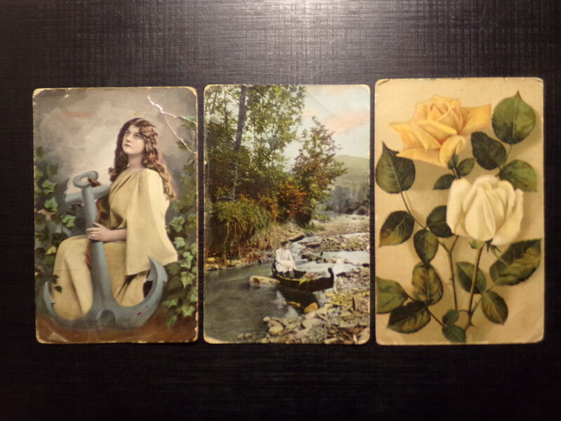 №212. Открытки времен Российской Империи подписанные на латышском языке. Начало 20 века.