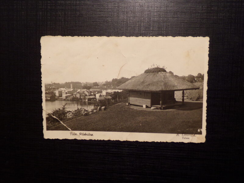 №92. Латвия. Город Талси. Вид с замковой горы. 1930-тые года.