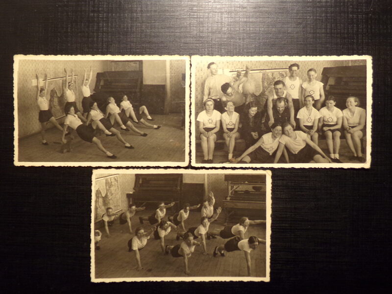 №131. Латвия. Город Лудза. Занятие физкультурой в гимназии. 1930-тые года.