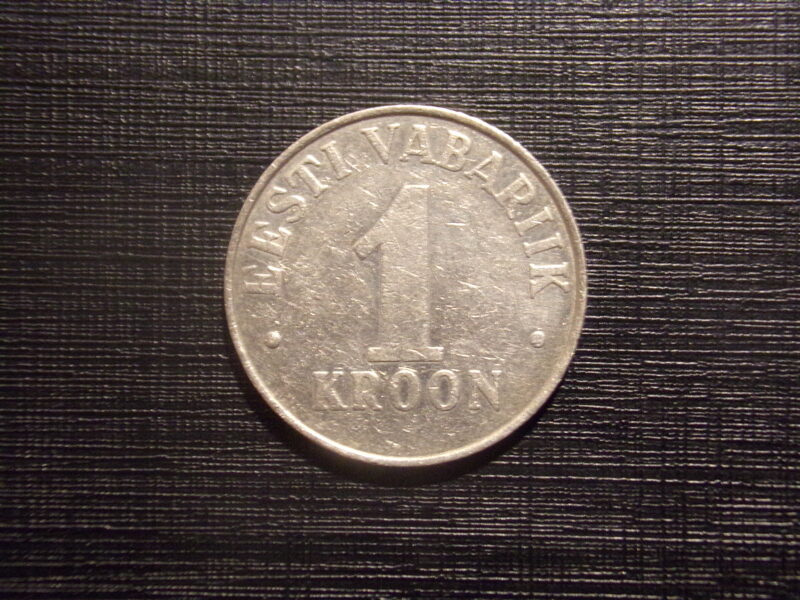 №90. Одна крона. 1993 год. Эстония.