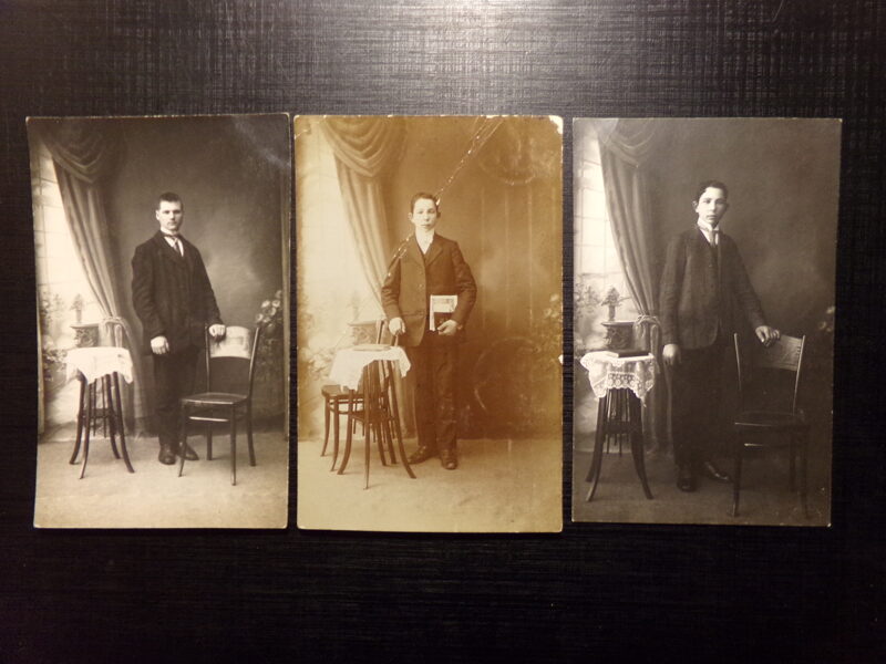 №196. Мужской портрет в студии. Латвия. Начало 20 века.