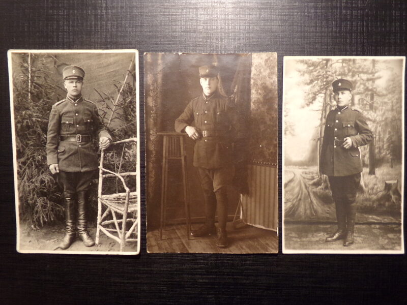 №224. Портрет солдата в студии. Латвия. 1920-тые года.