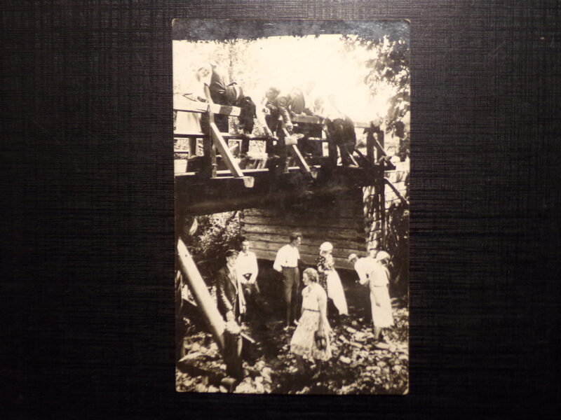 №214. Латвия. Мост возле Сабиле. 1932 год.