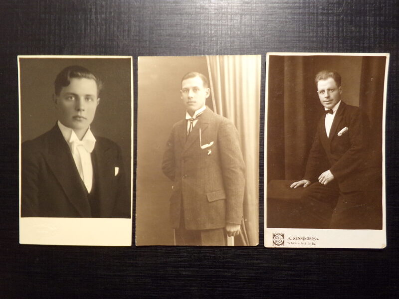 №253. Мужской портрет. Латвия. 1920-30 года.