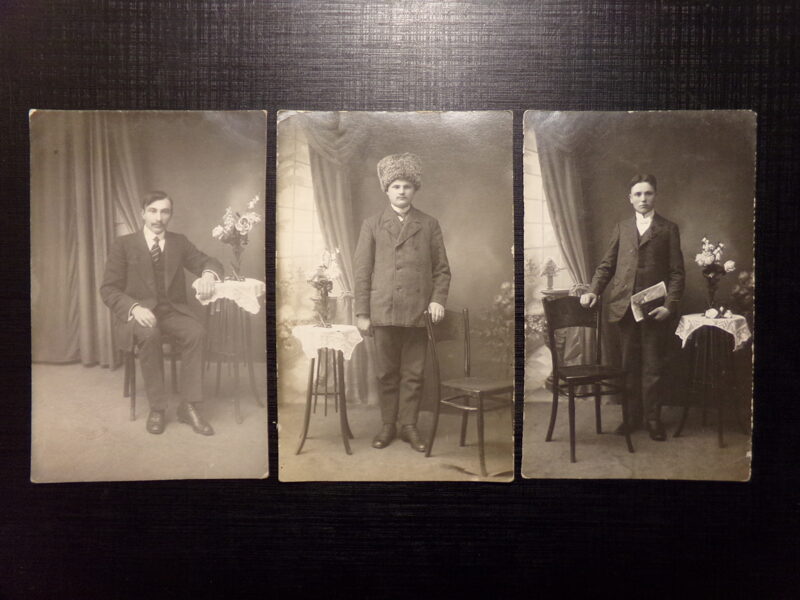 №197. Мужской портрет в студии. Латвия. Начало 20 века.