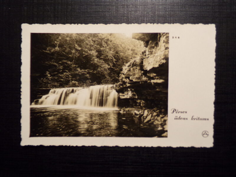 №291. Латвия. Водопад Персес. 1930-тые года.