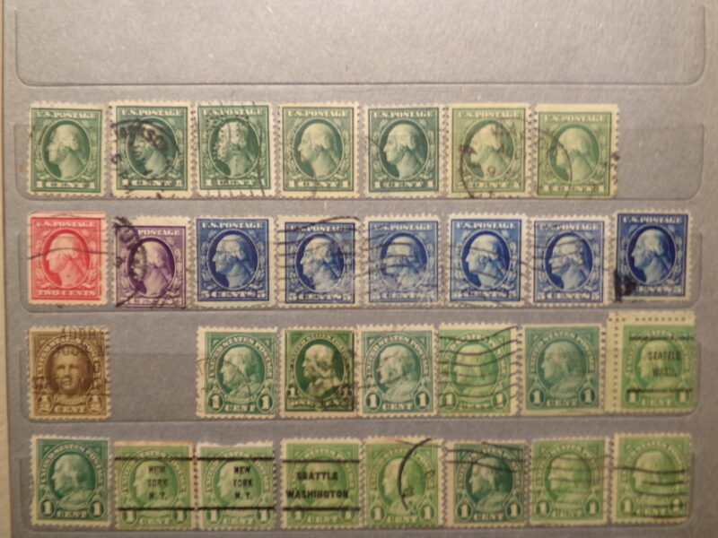 №8. Почтовые марки США. Начало 20 века.