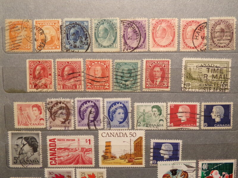№54. Почтовые марки Канады. Начало 20 века.