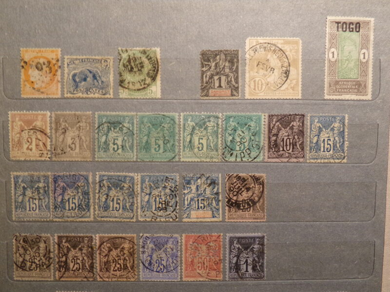 №7. Почтовые марки Франции. 1880-1960 года.