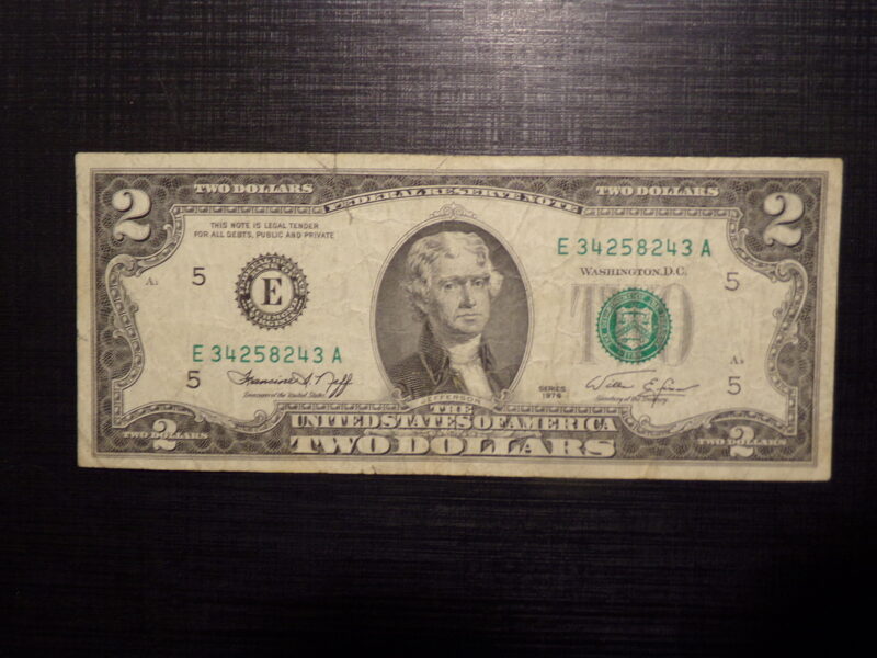 №15. 2 доллара. США. 1976 год.