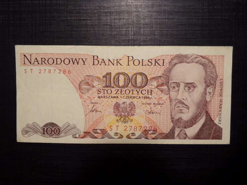 №60. 100 злотых. Польша. 1986 год.