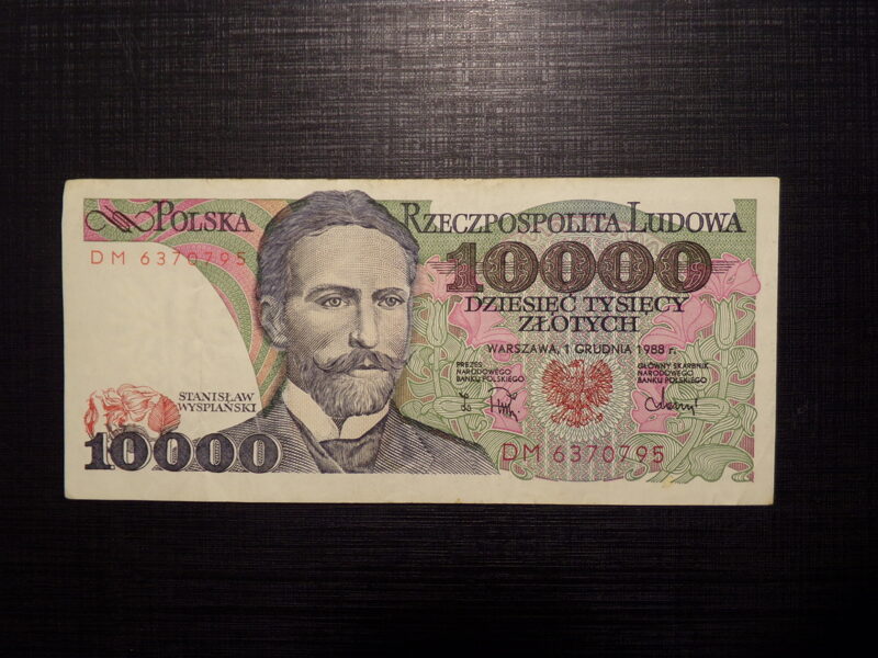 №66. 10000 злотых. Польша. 1988 год.