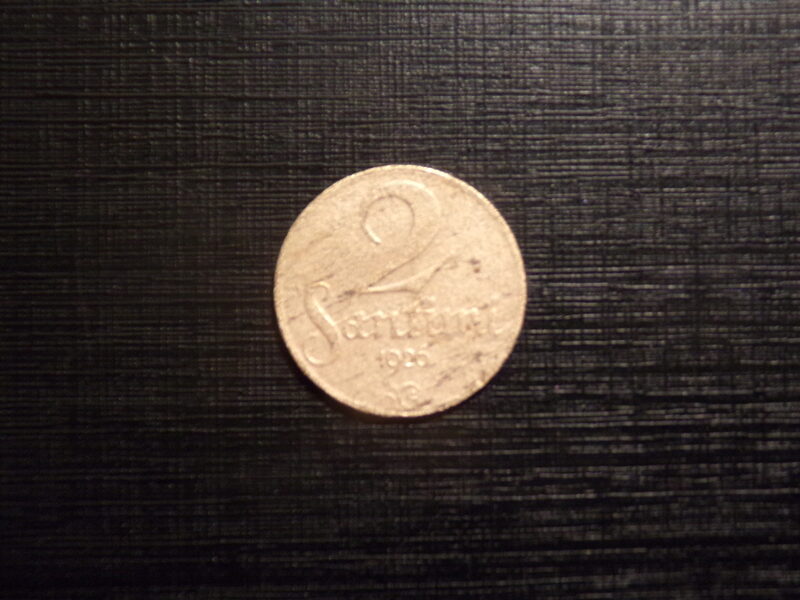 №27. Два сантима. 1926 год. Латвия.