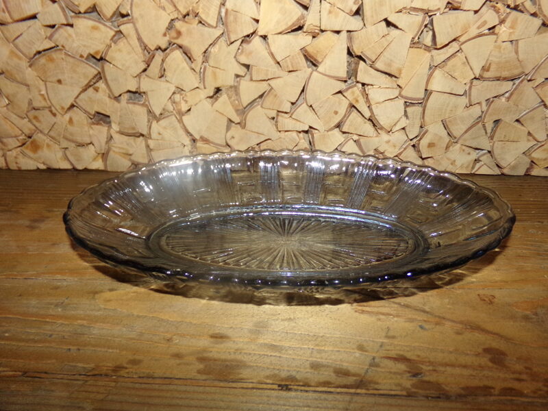 №35. Селедочница из синего стекла. СССР.