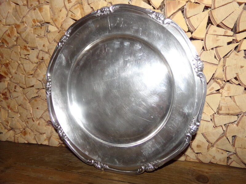 №49. Тарелка. Альпак. Середина 20 века. Европа.